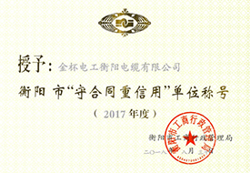 2018年度衡阳市守合同重信用证书（2017年）.jpg